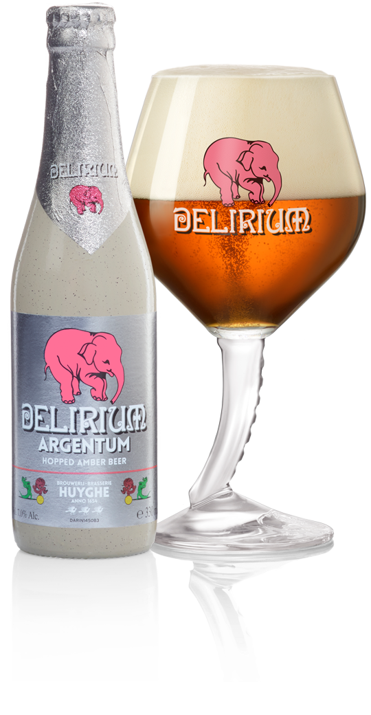 Delirium Red Metallschild Blechschild Bier Craft Huyghe Belgian selten Elefant 